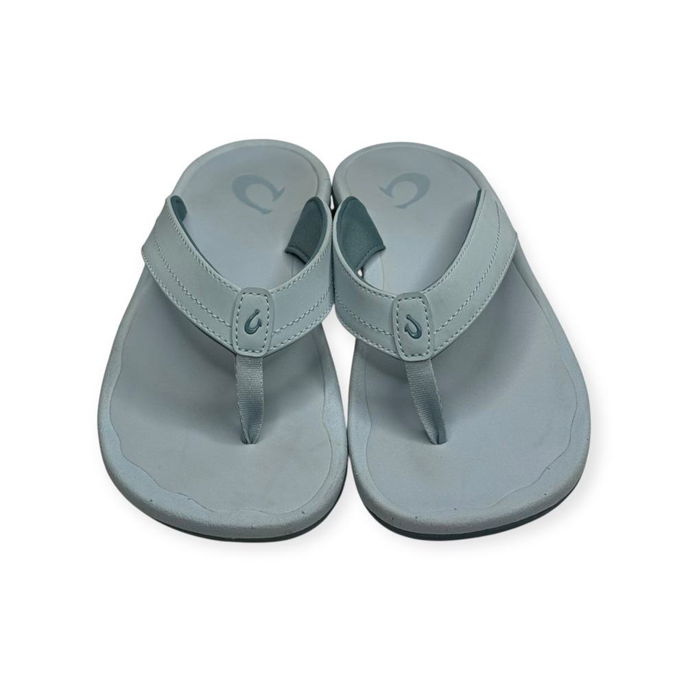 Olukai ʊ Ohana Wet Quick Dry Flip Flops ʊ Misty Light Powder Blue ʊ 8M 38 ʊ - Picture 9 of 16